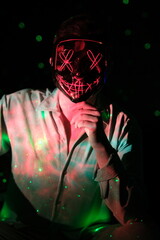 RGB marshmello mask