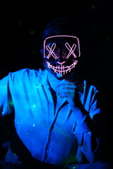 RGB marshmello mask