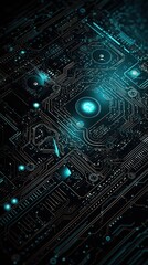 Technological background. Cyber Security, safety information, personal data concept. An abstract high tech background. Technology security concept. Modern networking digital background. Generative AI