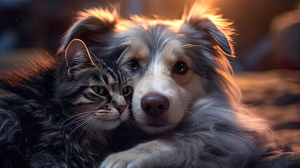 Friendship Knows No Bounds: Cats and Dogs as BFFs
