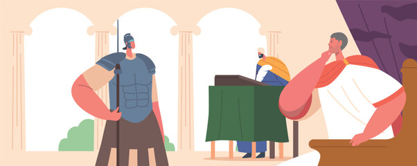 Pontius Pilate Character, Roman Prefect Who Served As The Fifth Governor Of Judea. Known For Presiding Over The Trial