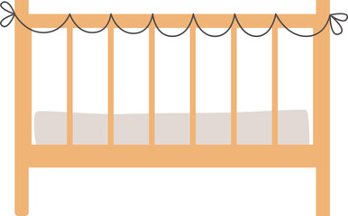 Baby Wooden Crib