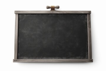Obraz premium Chalkboard on White Background, Generative AI