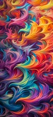 Obraz premium Abstract Multicolored Background Wallpaper. Generative ai