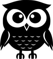 Owl - High Quality Vector Logo - Vector illustration ideal for T-shirt graphic