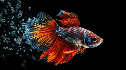 Fototapeta premium Guppies in the aquarium
