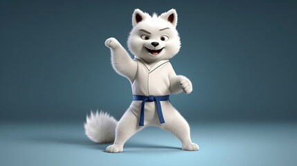Karate the cute Husky dog
