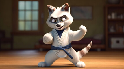 Karate the cute Husky dog