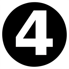 Obraz premium Big Red Dot Latters and Numbers