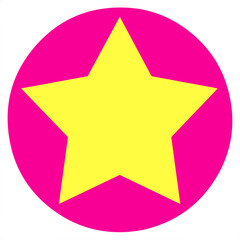Yellow Magenta Star
