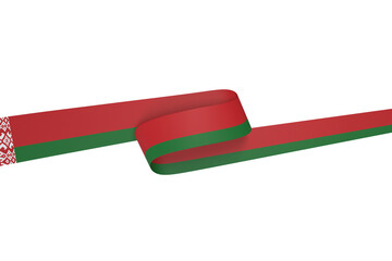 Belarus flag element design national independence day banner png
