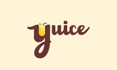 Logo vector drinking orange juice fresh water lemon fruit ice glass martini cocktail beer whiskey party restaurant style concept