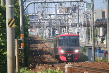 名古屋市内を走行する電車