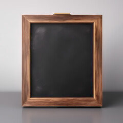 Chalkboard With Wooden Frame Illustration