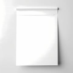 Blank Letter On The Office Desk Top View Illustration