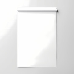 Blank Letter On The Office Desk Top View Illustration