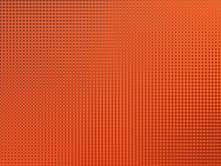 格子状マス目模様の入った赤橙色のグラデーションテクスチャー