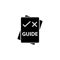 guide icon vector design templates