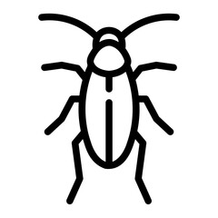 cokroach Line Icon