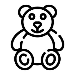 bear Line Icon