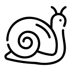 snail Line Icon © Barudak Lier