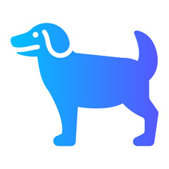 dog Gradient icon