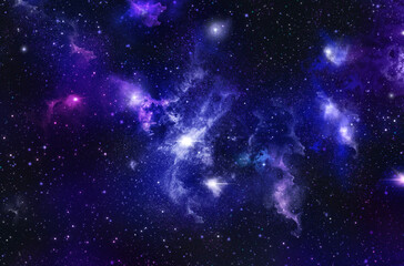 A space of the galaxy ,atmosphere with stars at dark background	
