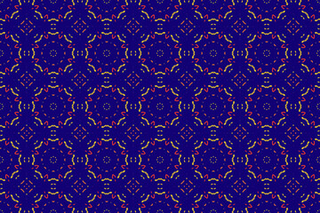 Seamless pattern with blue purple color