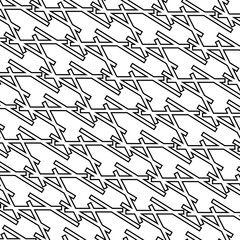 Contour geometric pattern with repeating elements