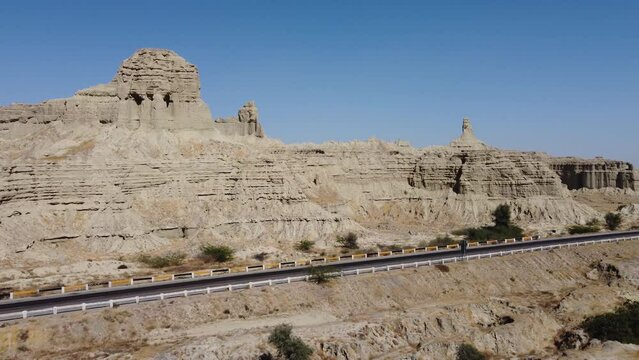 Road Sign Showing Direction To Princess Of Hope Attractions In Balochistan