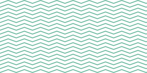 White and mint chevron pattern background, seamless texture. Line texture. Vector seamless background