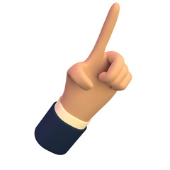 Creative Collection of 3D Pointing 
Hands/Finger Icons for Your Designs