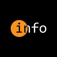 wordmark logo about info, info logo wordmark simple editable, vektor, wormark logo.