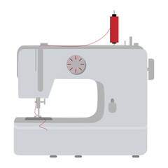 sewing machine isolated on white