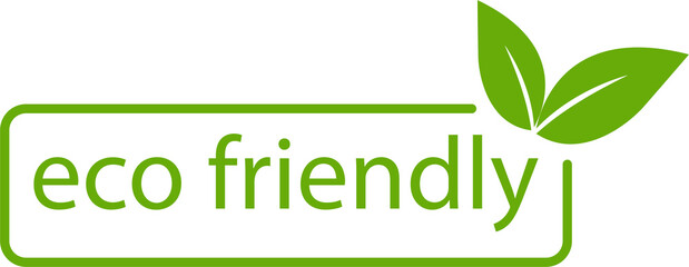 Eco friendly icon for graphic design, logo, website, social media, mobile app, UI illustration