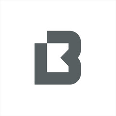 B logo modern abstract Logo is created with different thickness lines forming a stylish looking letter B. Color is black.