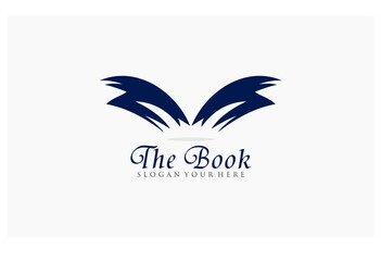 book concept design illustration logo