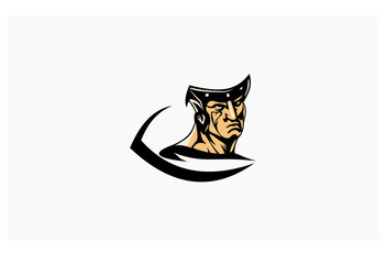 gladiator concept design mascot gaming logo