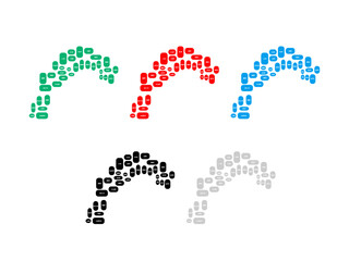 高知県　地図_デフォルメ⑧