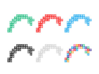 高知県　地図_デフォルメ⑩