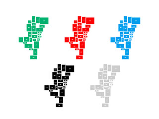 宮崎県　地図_デフォルメ⑦