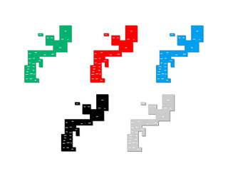 沖縄県　地図_デフォルメ①