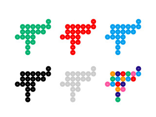 佐賀県　地図_デフォルメ④