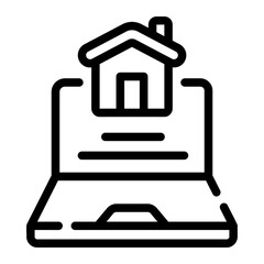 website Line Icon