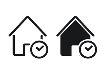 House time icon. Illustration vector