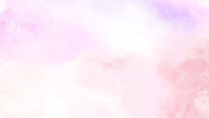 Abstract pink watercolor background.Hand painted watercolor. vector