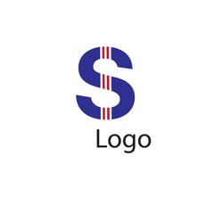 Initial S letter luxury beauty flourishes ornament monogram logo Swoosh Letter Logo Design for business and company identity. Water Wave S Logo with modern trendy