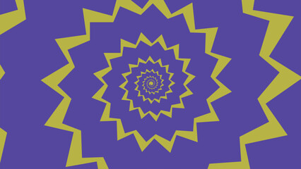 Optical illusion Psychedelic pattern hypnotic surreal abstract background Vector illustration