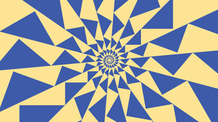 Optical illusion Psychedelic pattern hypnotic surreal abstract background Vector illustration