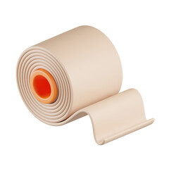 Gauze Roll Bandage 3D Icon